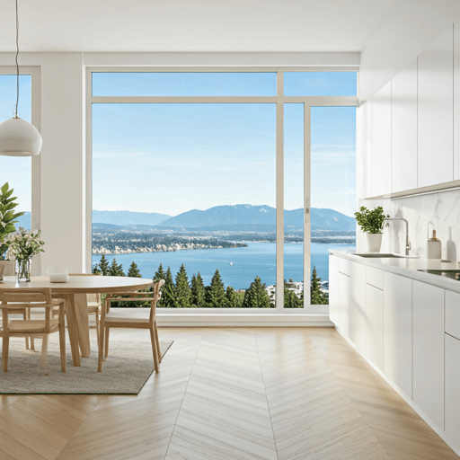 A bright, freshly cleaned Vancouver living room